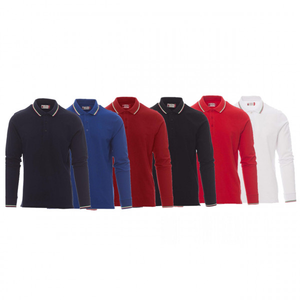 PAYPER Langarm- Poloshirt AVIAZIONE