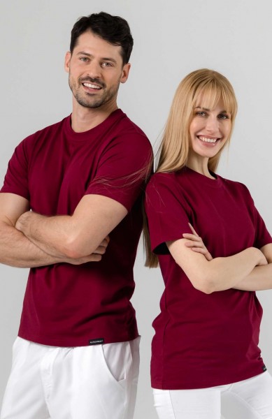 Unisex Shirt Alltagsheld24 UT01 weinrot