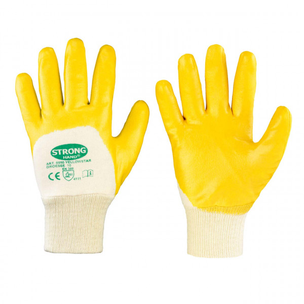 Baumwoll- Nitrilandschuhe YELLOWSTAR