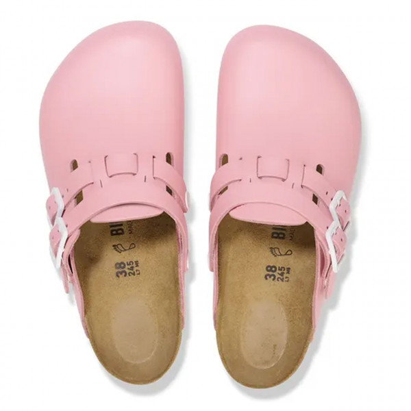 Edler PU- Clog von Birkenstock Kay PRO, korallenrosa