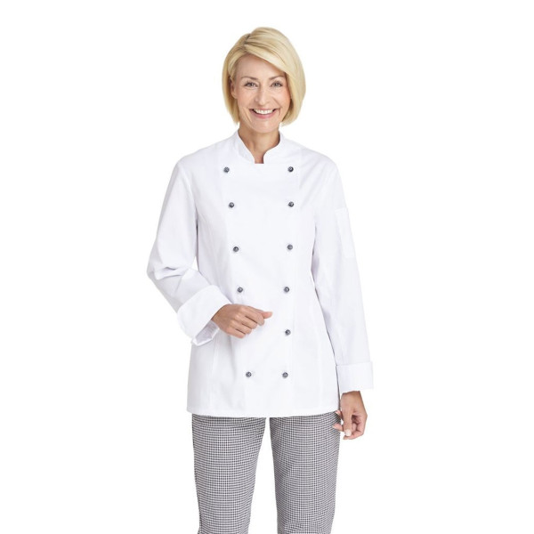 Leiber Damen-Kochjacke 08/2518, weiß