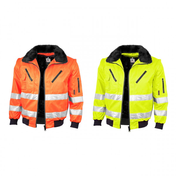 Qualitex 3 in 1 Warnschutz- Pilotenjacke