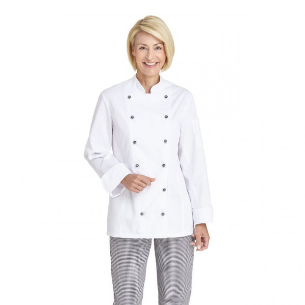 Leiber Damen-Kochjacke 08/2518, weiß