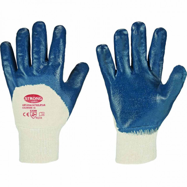 Baumwoll- Handschuhe NITRILSTAR von stro