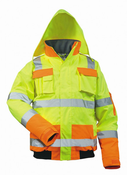 Warnschutz-Pilotenjacke MATS gelb-orange