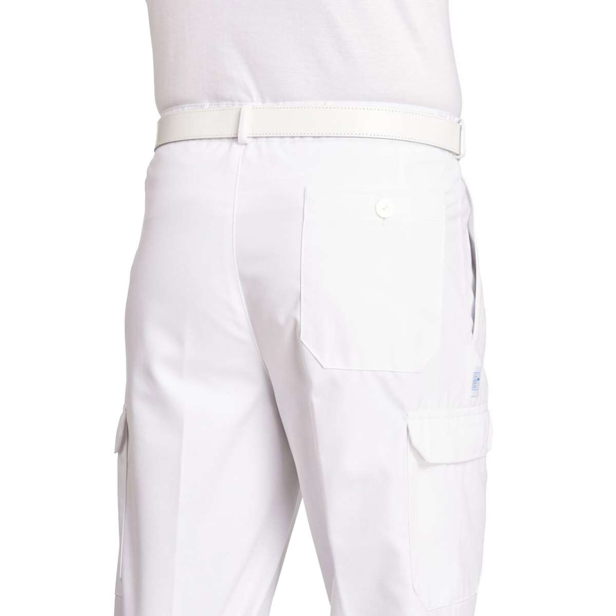 Herren Koch-/Bäckerhose (weiß/schwarz
