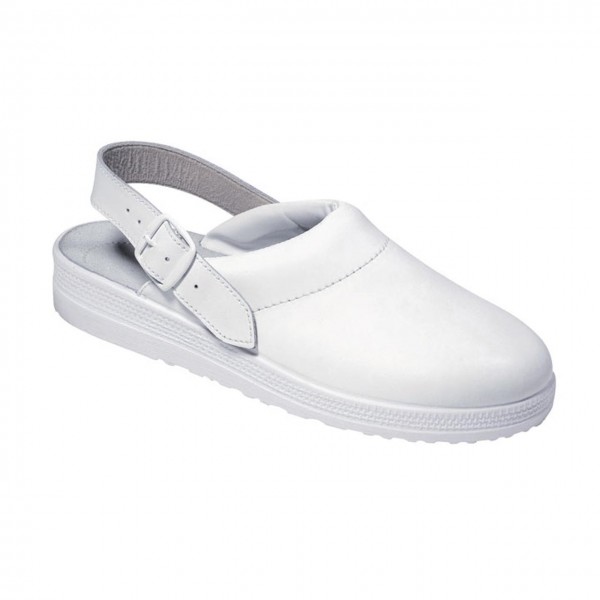 weiße leder Clogs in Größe 37-47