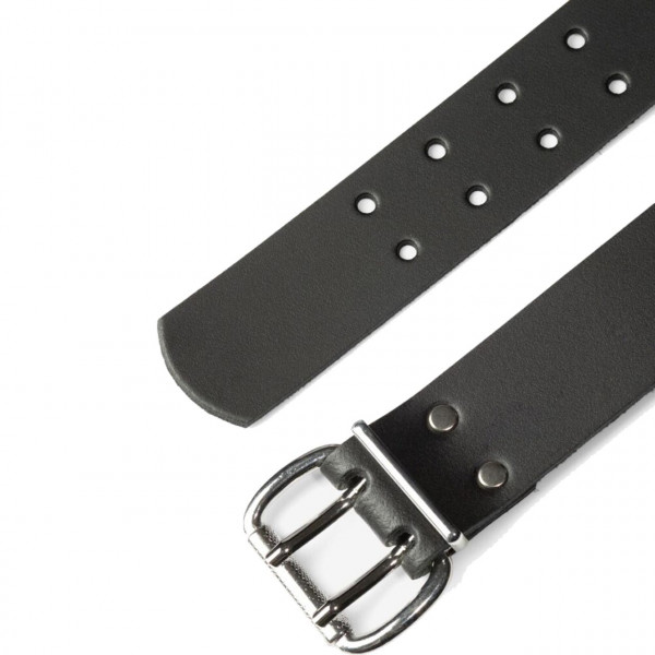 FHB Gürtel CARSTEN aus Rindleder 40 mm breit in vielen Längen, schwarz