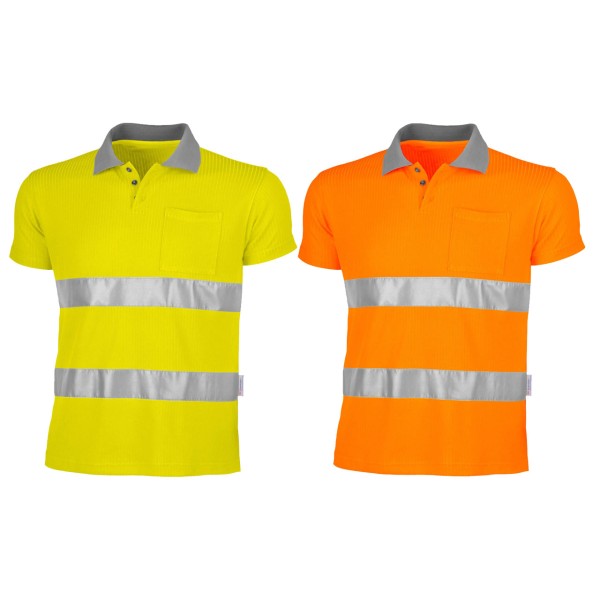 Qualitex Warnschutz Polo signal WS