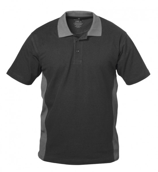 Polo-Arbeits- Shirt SEVILLA schwarz/grau
