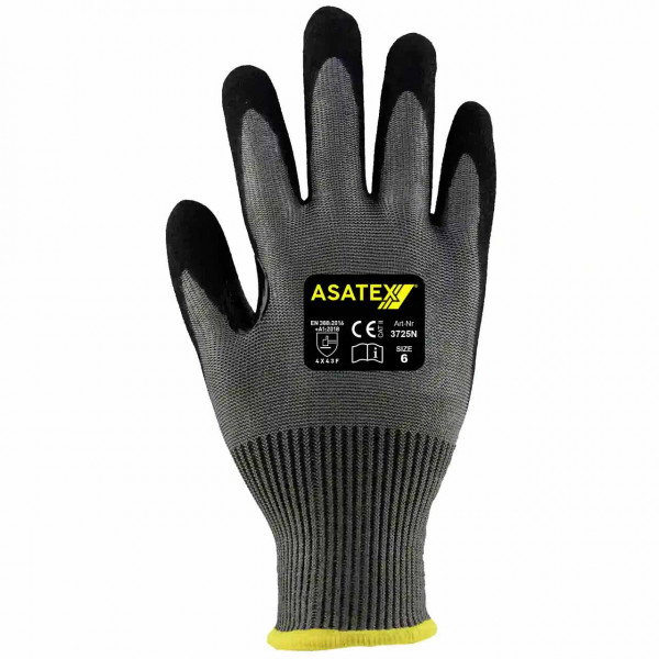 Robuster Schnittschutzhandschuh 3725N mit Beschichtung, grau