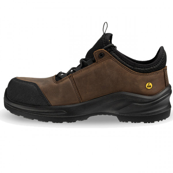 Safety Jogger Arbeitsschuh S3S MODULO LEA LOW T, braun/schwarz