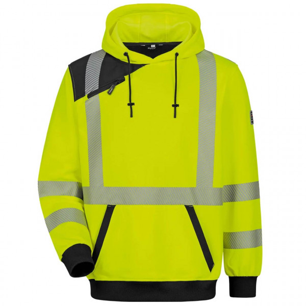 Warnschutz- Hoodie MILETTO von elysee, fluoreszierend gelb/ schwarz