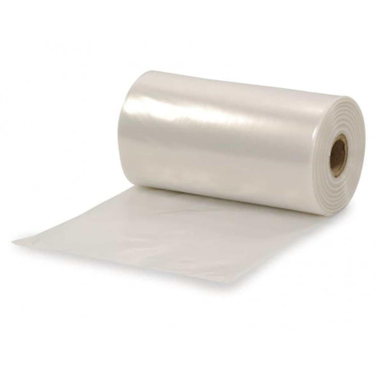 Produktbild von Schlauchfolie Auf Rolle Transparent Windeleimer Geruchsdicht LDPE Schlauchfolie Auf Rolle, 200mm Breit, 200my Stark, Transparent Und Scannerlesbar, 125m Lauflänge, Lebensmittelechte Beutelfolie Schlauchfolie 100mm Selbstreinigende Katzentoilette