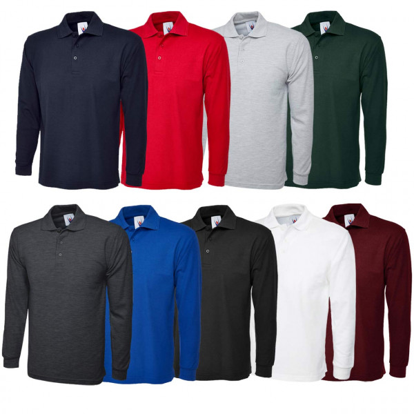 Uneek Unisex Longsleeve Poloshirt