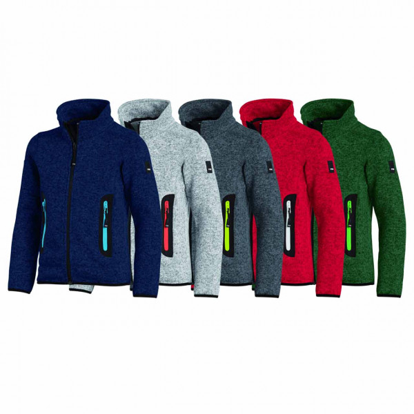 FHB Kinder- Strick- Fleece- Jacke MATS 79598, in 5 Farben