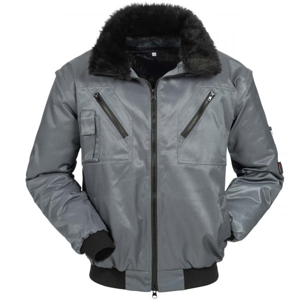 4 in1 NORWAY- Pilotenjacke GRIMO, grau