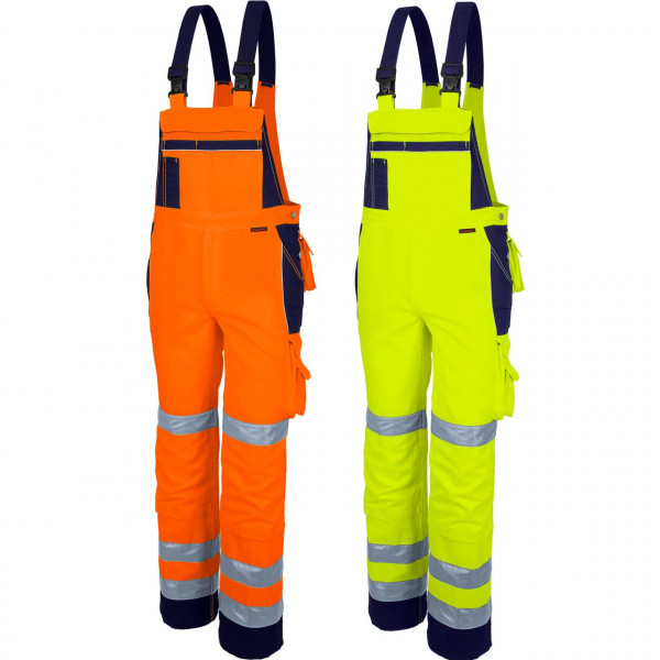 Warnschutz- Latzhose warnorange 61937TW