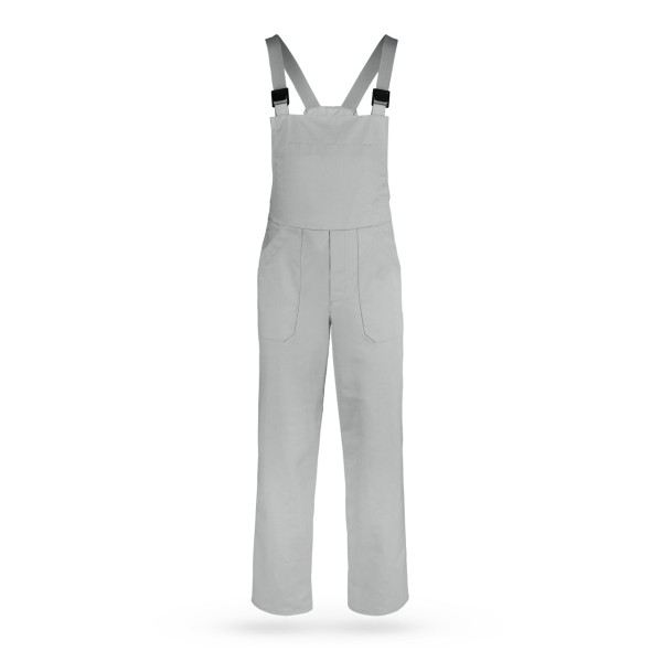 HACCP Latzhose von Leiber, in helll grau