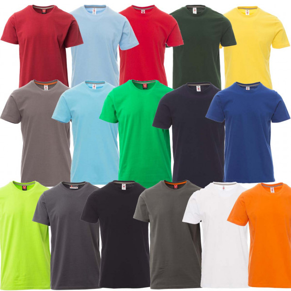 PAYPER Herren baumwoll T-Shirt SUNRISE