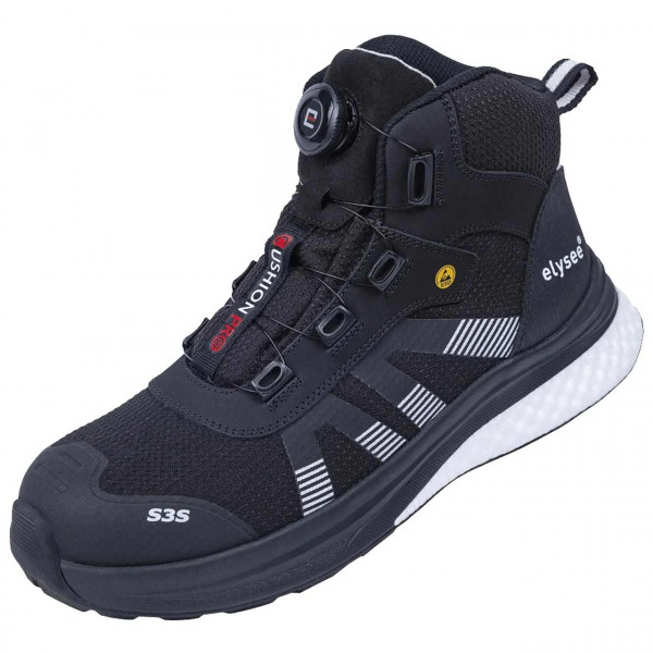 Robuster S3S CUSHIONPRO MAX von elysee, schwarz/weiß